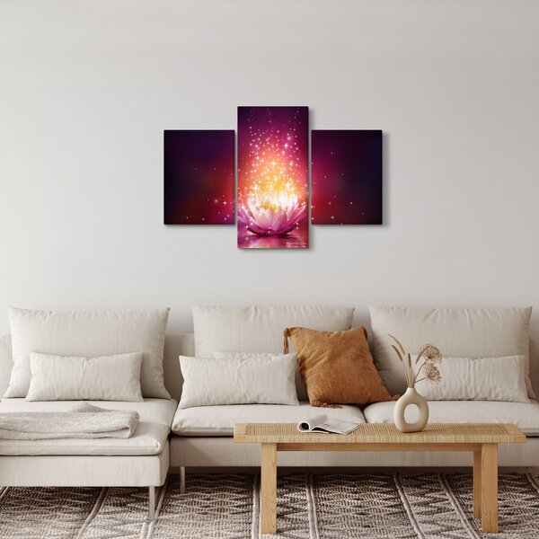 Tablou cu floare de lotus (90x60 cm)