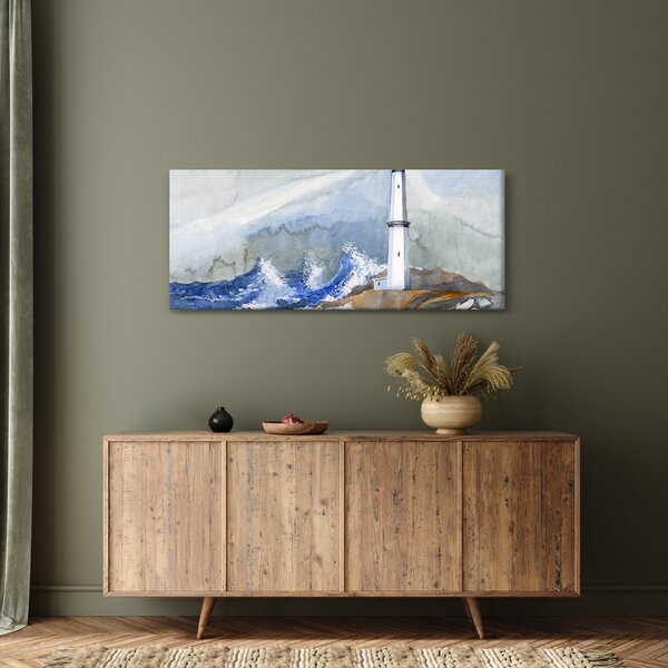 Tablou cu pictura farului (120x50 cm)