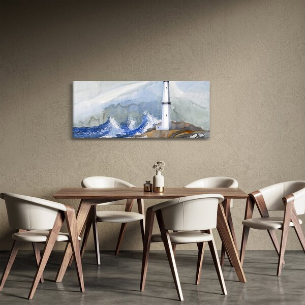 Tablou cu pictura farului (120x50 cm)