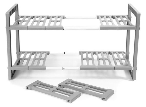 Raft reglabil Compactor, gri