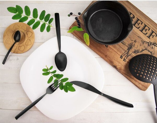 Set tacâmuri Orion Black Luxure 24 piese