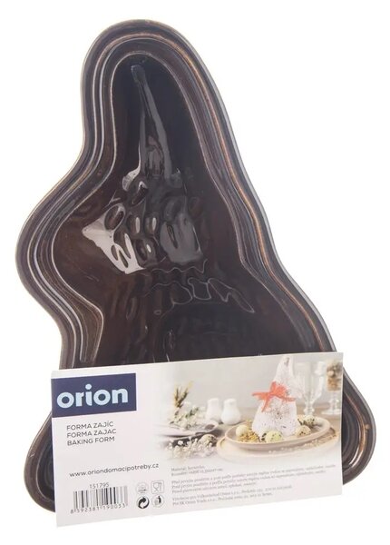 Formă de copt din ceramică Orion Iepuraș, 15,5 x 21 cm
