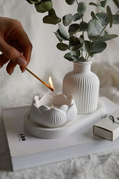 Gold Paint Tealight
