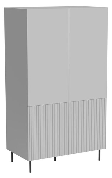 Dulap Evartivu 106Gri, 19x8x5cm, Uși dulapUși dulap: Cu balamale