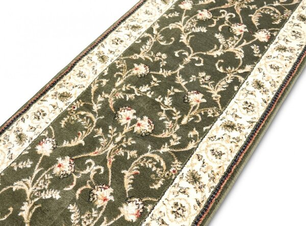 Traversa Hol, Model Lotos, Festonata, Latime 150 cm, Verde 150 x 300