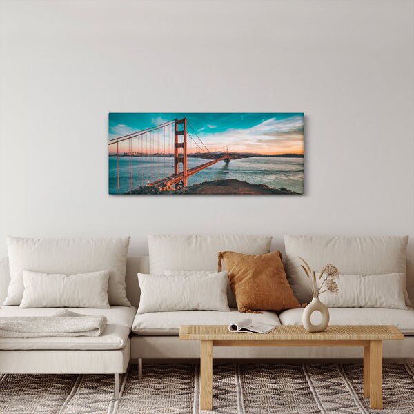 Tablou - Golden Gate, San Francisco (120x50 cm)