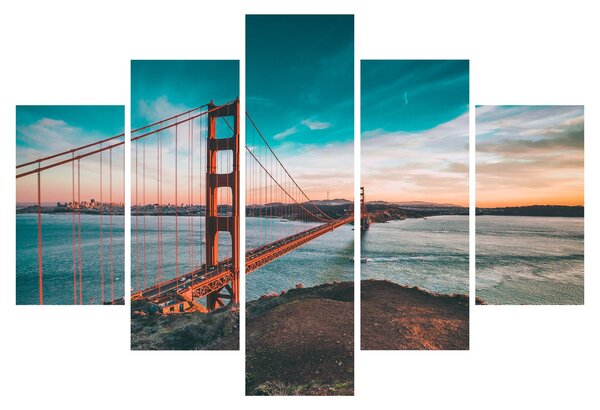 Tablou - Golden Gate, San Francisco (150x105 cm)