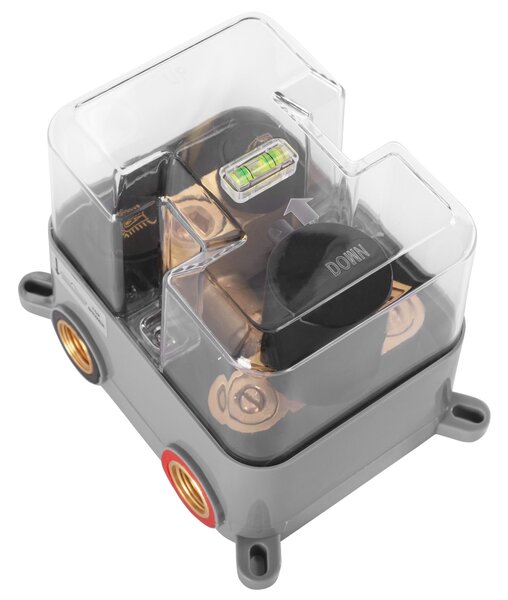 Set de duș incastrat Rea LUNGO Black Matt BOX