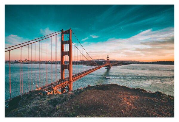 Tablou - Golden Gate, San Francisco (90x60 cm)
