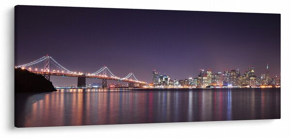 Tablou cu privirea spre San Francisco, California (120x50 cm)
