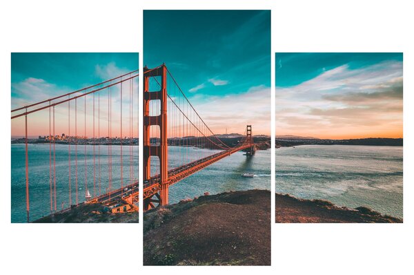 Tablou - Golden Gate, San Francisco (90x60 cm)