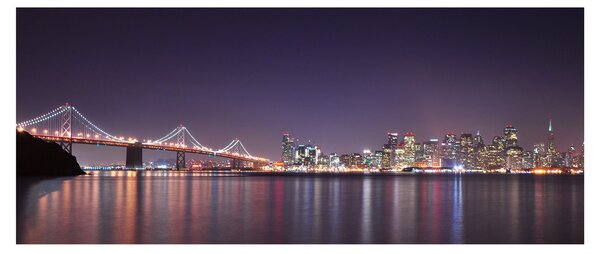 Tablou cu privirea spre San Francisco, California (120x50 cm)