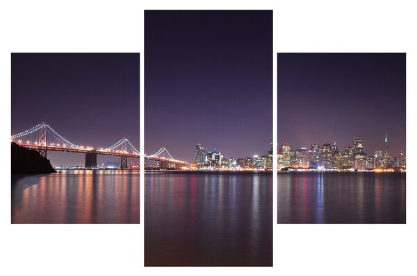 Tablou cu privirea spre San Francisco, California (90x60 cm)
