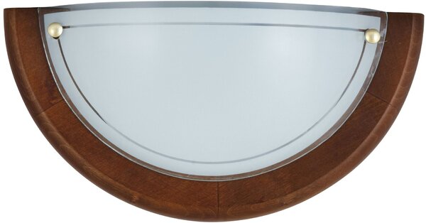 Rabalux Ufo lampă de perete 1x60 W lemn-sticlă opal 5407