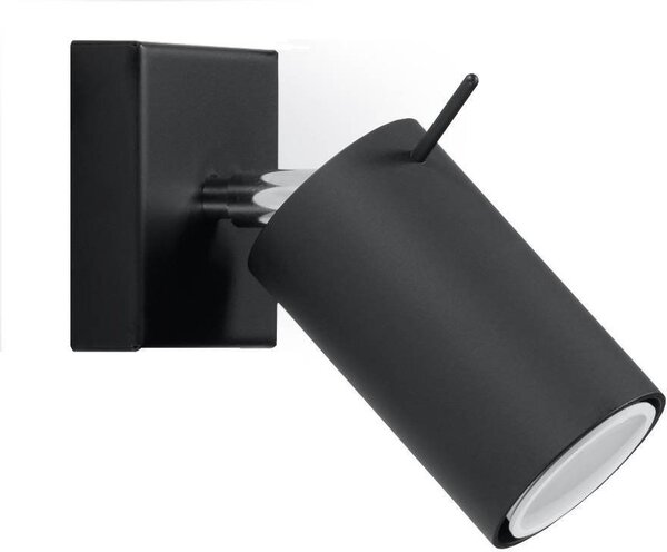 Sollux Lighting Ring lampă de perete 1x40 W negru SL.0091