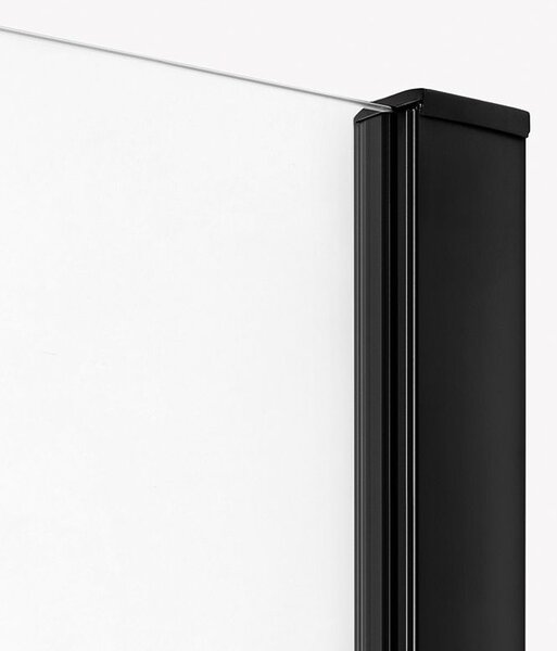 New Trendy Prime Black cabină de duș 90x90 cm pătrat negru mat/sticlă transparentă K-0998