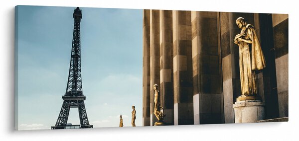 Tablou din piața Trocadéro, Paris (120x50 cm)