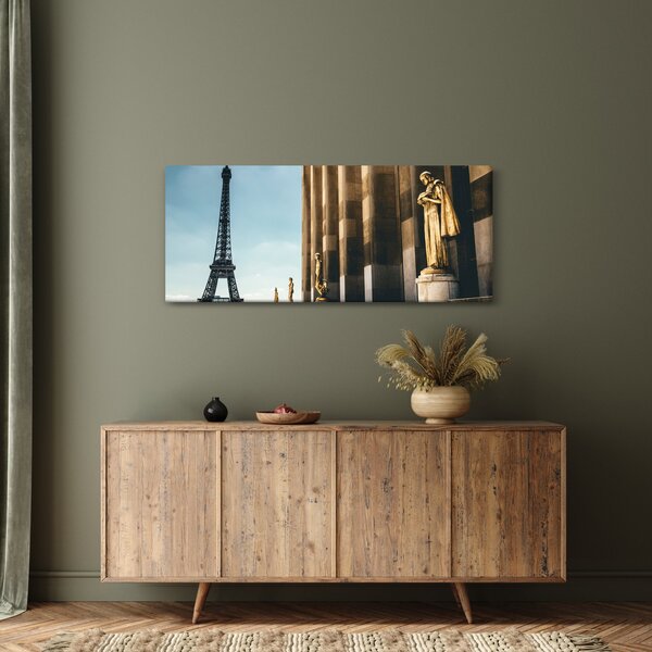 Tablou din piața Trocadéro, Paris (120x50 cm)