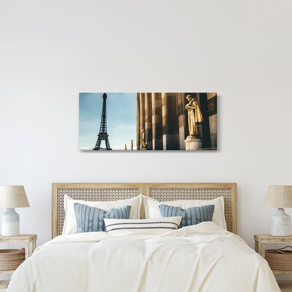Tablou din piața Trocadéro, Paris (120x50 cm)