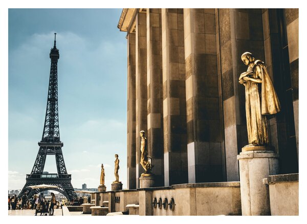 Tablou din piața Trocadéro, Paris (70x50 cm)