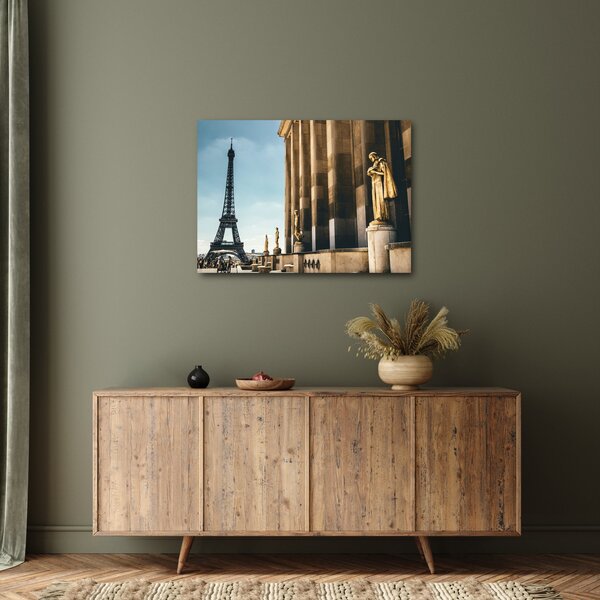 Tablou din piața Trocadéro, Paris (70x50 cm)
