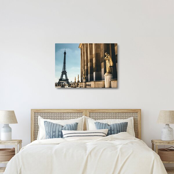 Tablou din piața Trocadéro, Paris (70x50 cm)