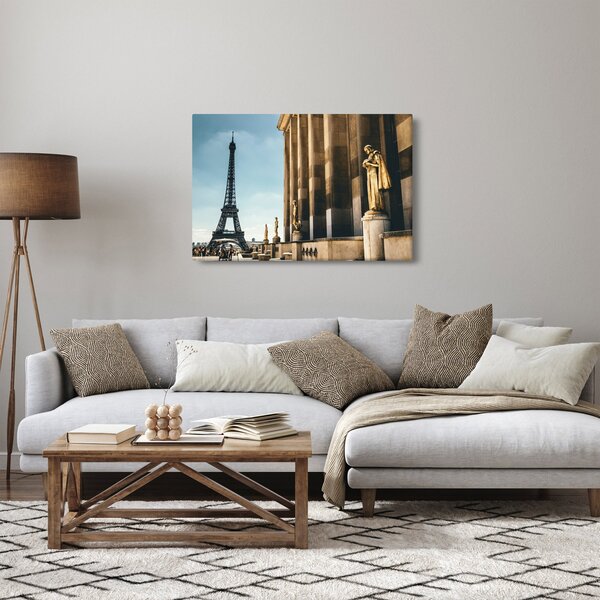 Tablou din piața Trocadéro, Paris (90x60 cm)