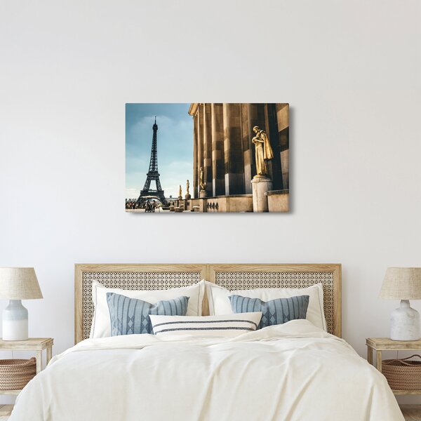 Tablou din piața Trocadéro, Paris (90x60 cm)