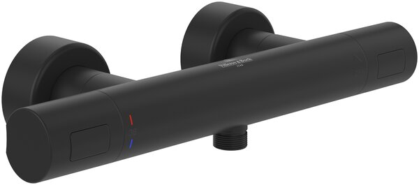 Villeroy & Boch Universal Taps & Fittings baterie de duș perete cu termostat negru TVS000017000K5