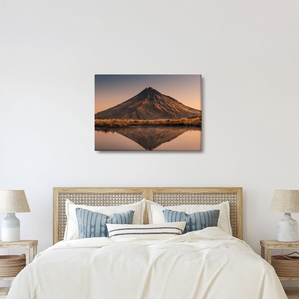 Tablou oglindirea muntelui Taranaki, Noua Zeelanda (70x50 cm)
