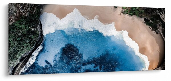 Tablou cu plaja Nusa Penida, Indonesia (120x50 cm)