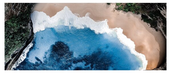 Tablou cu plaja Nusa Penida, Indonesia (120x50 cm)