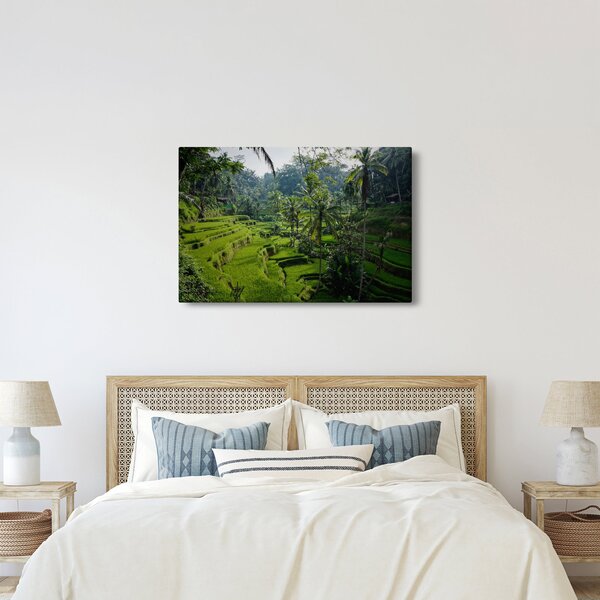 Tablou cu terasele cu orez Tegalalang, Bali (90x60 cm)