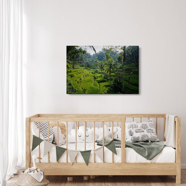 Tablou cu terasele cu orez Tegalalang, Bali (90x60 cm)