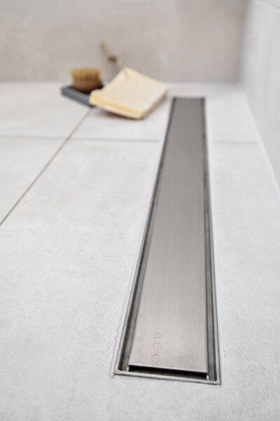 ACO ShowerDrain C corp rigolă liniară 108.5 cm oţel 9010.88.05