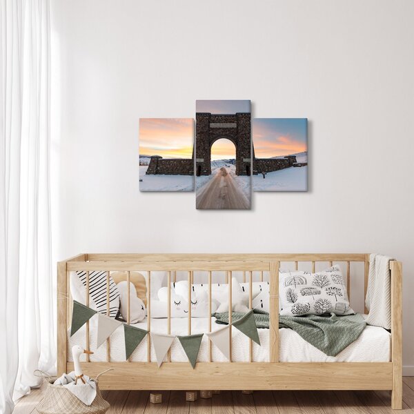 Tablou cu poarta, Yellowstone (90x60 cm)