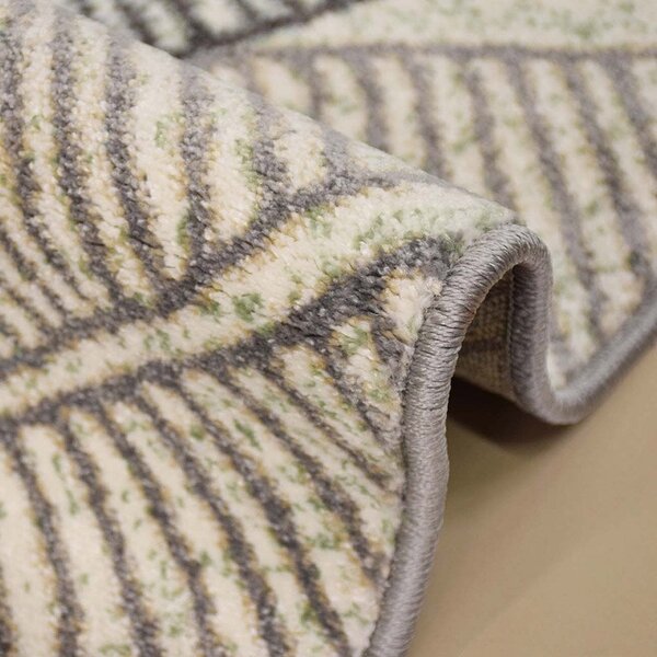 Covor Frunze 18101-130, Marime 120 x 170 cm, Multicolor, Inaltime Fir 8 mm, Antialergic, Polipropilena, Living, Dormitor, Sufragerie, Birou 120 x 170