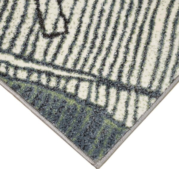Covor Frunze 18101-130, Marime 120 x 170 cm, Multicolor, Inaltime Fir 8 mm, Antialergic, Polipropilena, Living, Dormitor, Sufragerie, Birou 120 x 170