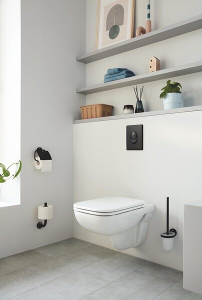 Grohe Start suport pentru hârtie igienică negru 411862430