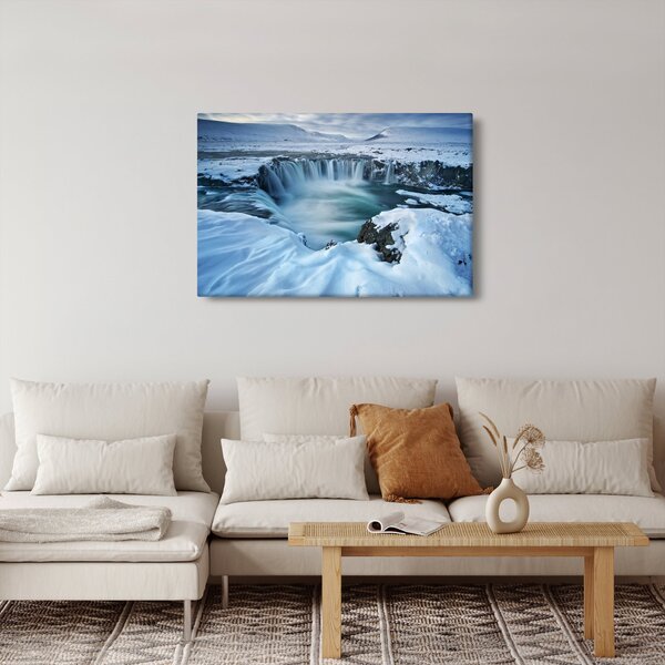 Tablou - Cascadele zeilor, Islanda (90x60 cm)