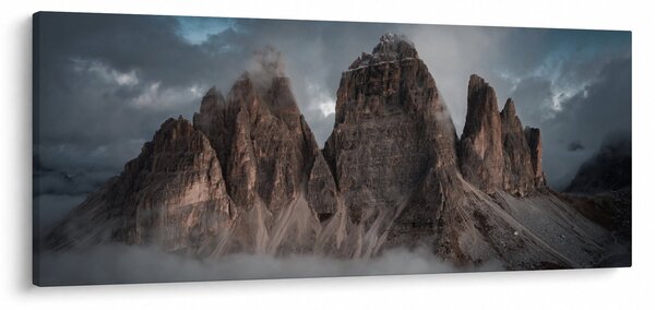 Tablou - Trei Dinți, Dolomiți Italieni (120x50 cm)