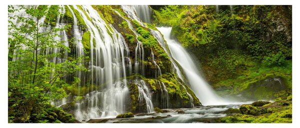 Tablou - Cascada, Wind River Valley (120x50 cm)