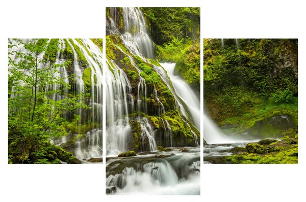 Tablou - Cascada, Wind River Valley (90x60 cm)