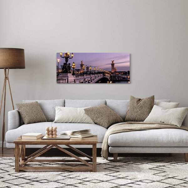 Tablou - Podul lui Alexandru al III.-lea din Paris (120x50 cm)