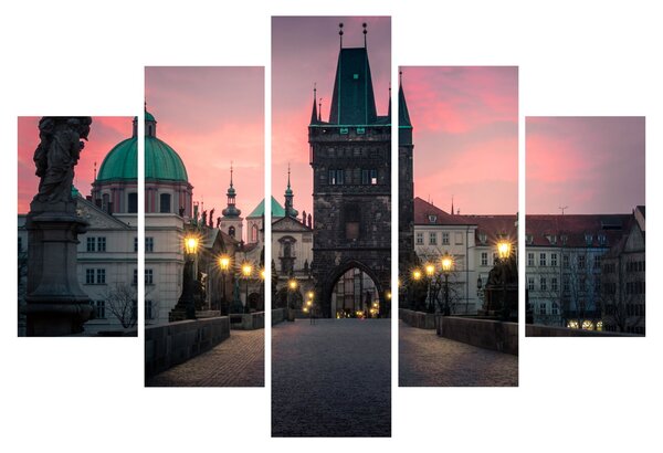 Tablou - Pe podul lui Carol,Praga (150x105 cm)