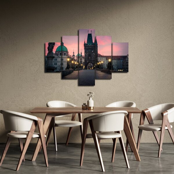 Tablou - Pe podul lui Carol,Praga (150x105 cm)