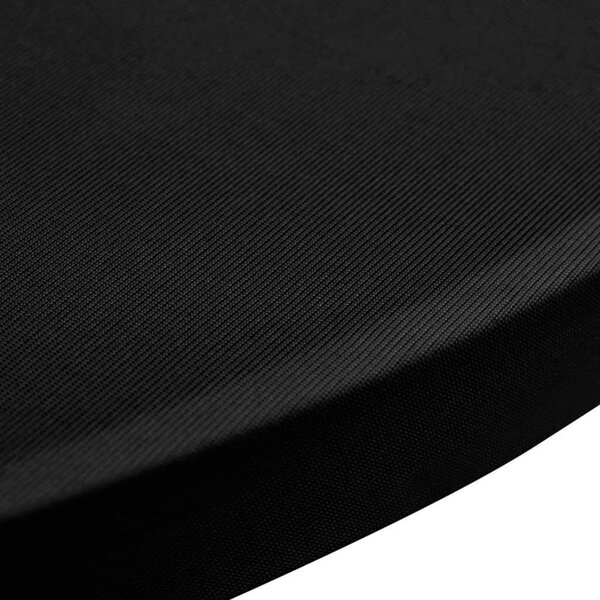 Husa masa cocktail, rotunda, 80 cm neagra