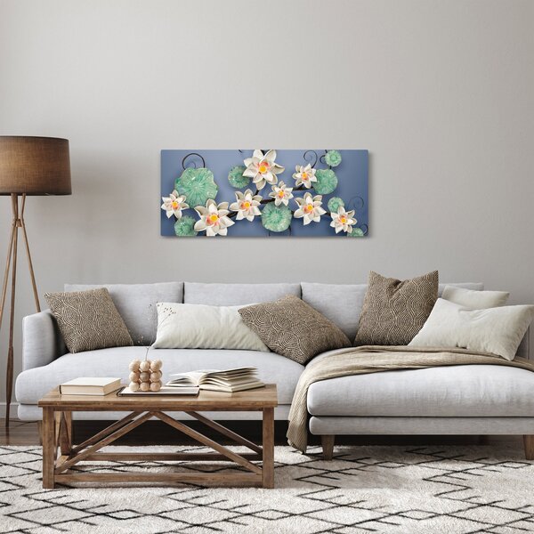 Tablou cu nufăr (120x50 cm)