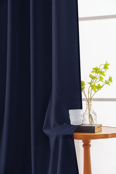 Draperie albastru inchis OXFORD 140x250 cm Agatat: Rejansa