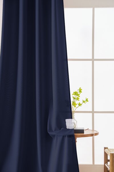 Draperie albastru inchis OXFORD 140x250 cm Agatat: Rejansa
